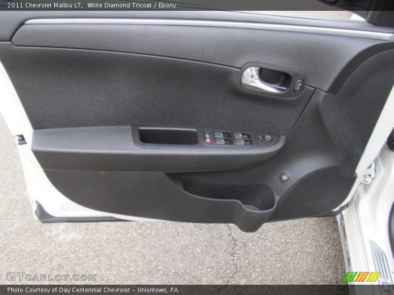 White Diamond Tricoat / Ebony 2011 Chevrolet Malibu LT