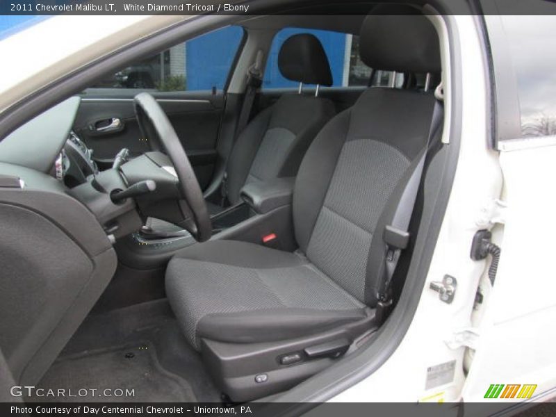 White Diamond Tricoat / Ebony 2011 Chevrolet Malibu LT