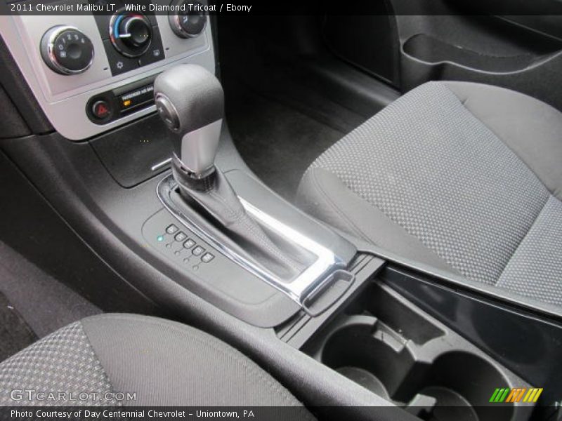 White Diamond Tricoat / Ebony 2011 Chevrolet Malibu LT