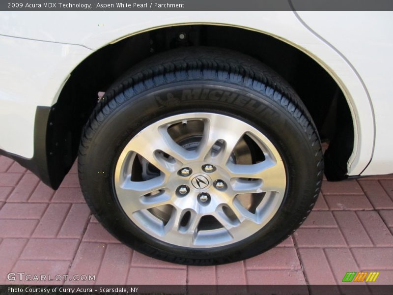 Aspen White Pearl / Parchment 2009 Acura MDX Technology