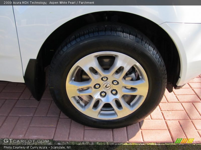 Aspen White Pearl / Parchment 2009 Acura MDX Technology