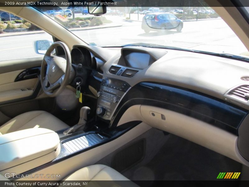Aspen White Pearl / Parchment 2009 Acura MDX Technology
