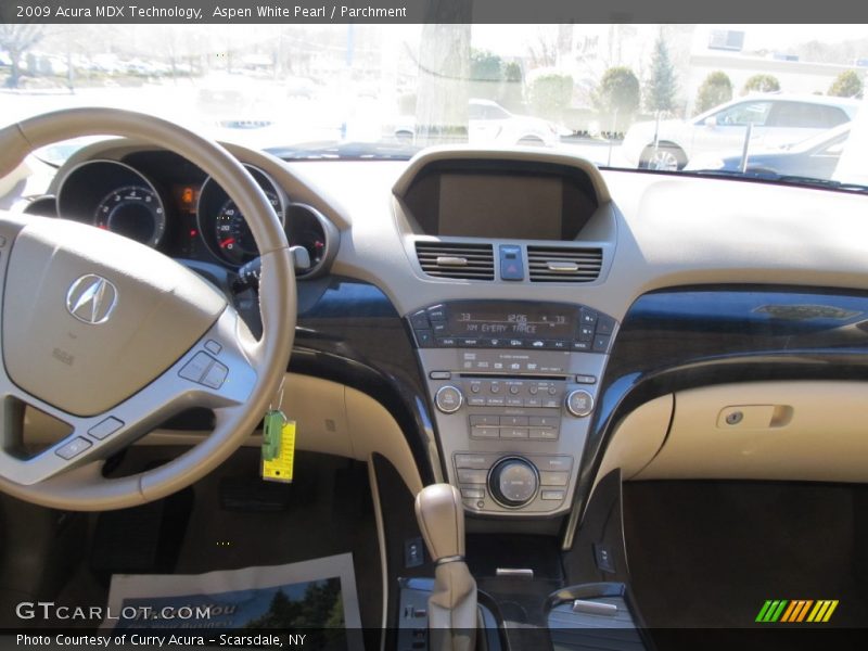 Aspen White Pearl / Parchment 2009 Acura MDX Technology