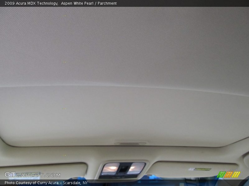 Aspen White Pearl / Parchment 2009 Acura MDX Technology
