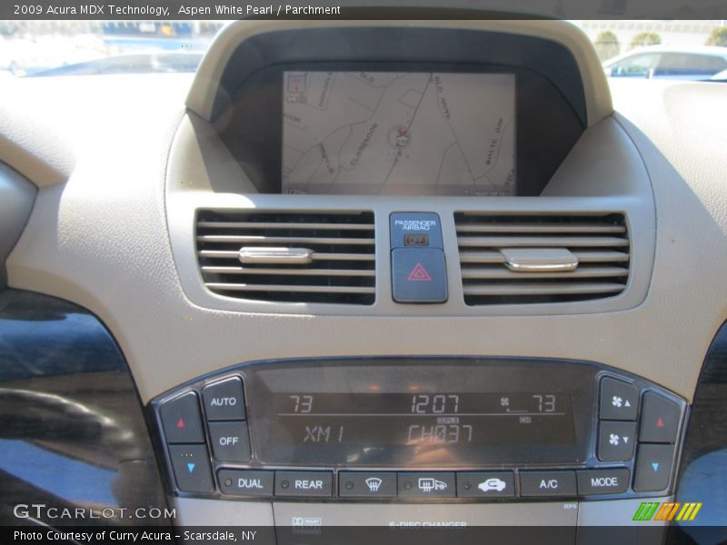 Aspen White Pearl / Parchment 2009 Acura MDX Technology