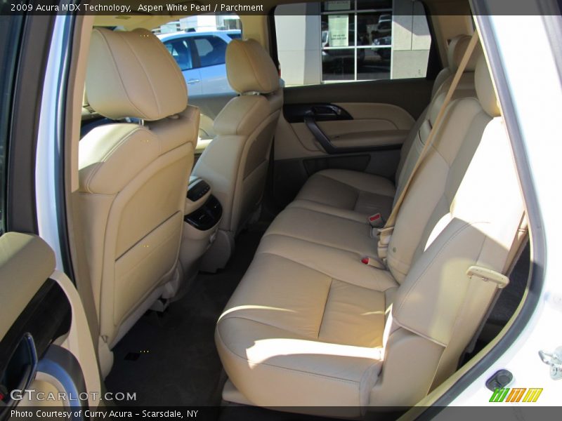 Aspen White Pearl / Parchment 2009 Acura MDX Technology
