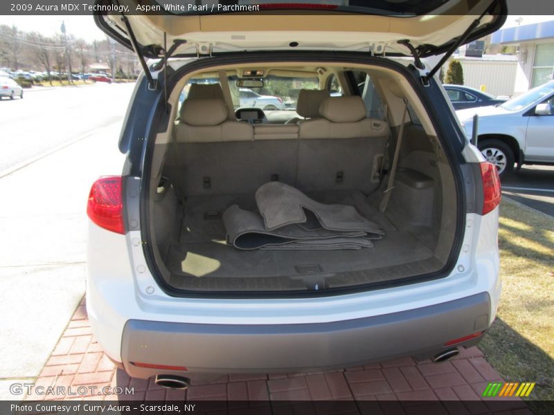 Aspen White Pearl / Parchment 2009 Acura MDX Technology