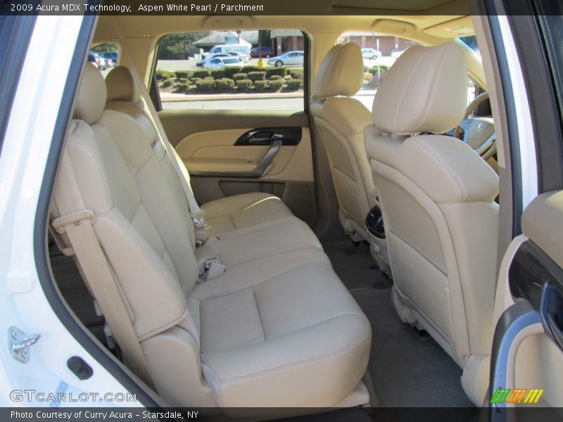 Aspen White Pearl / Parchment 2009 Acura MDX Technology