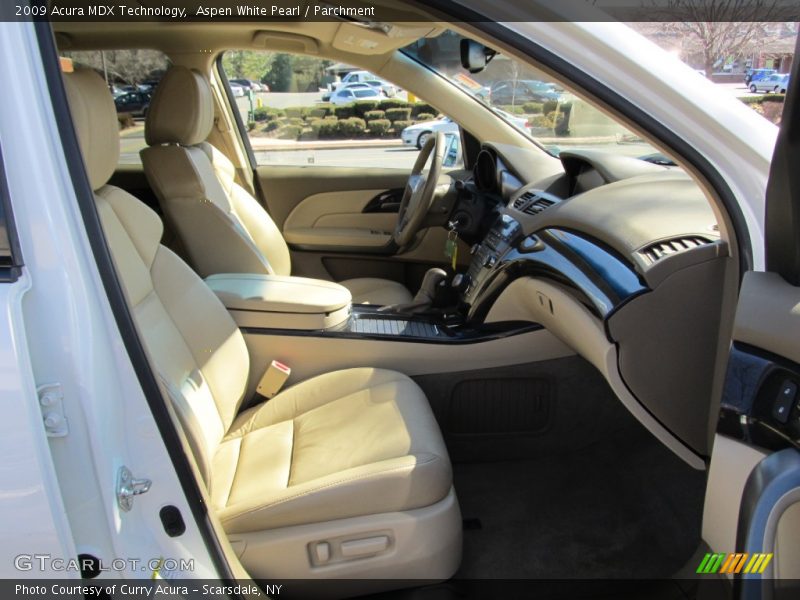 Aspen White Pearl / Parchment 2009 Acura MDX Technology
