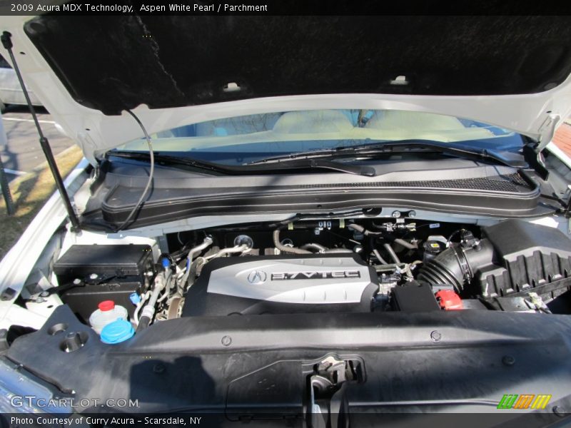 Aspen White Pearl / Parchment 2009 Acura MDX Technology