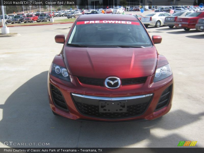 Copper Red / Black 2010 Mazda CX-7 i Sport