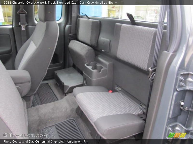 Rear Seat of 2012 Colorado Work Truck Extended Cab