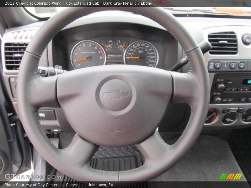  2012 Colorado Work Truck Extended Cab Steering Wheel