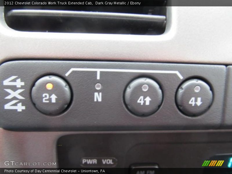 Dark Gray Metallic / Ebony 2012 Chevrolet Colorado Work Truck Extended Cab