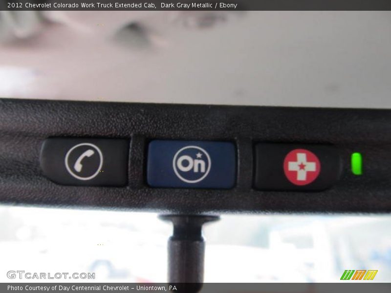 Dark Gray Metallic / Ebony 2012 Chevrolet Colorado Work Truck Extended Cab