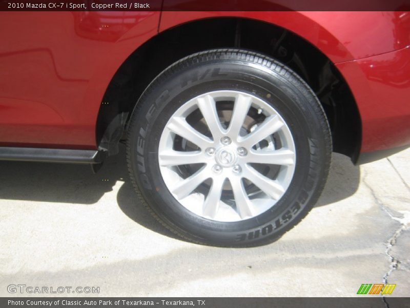 Copper Red / Black 2010 Mazda CX-7 i Sport