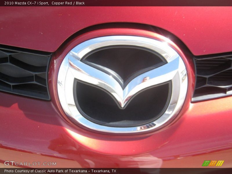 Copper Red / Black 2010 Mazda CX-7 i Sport