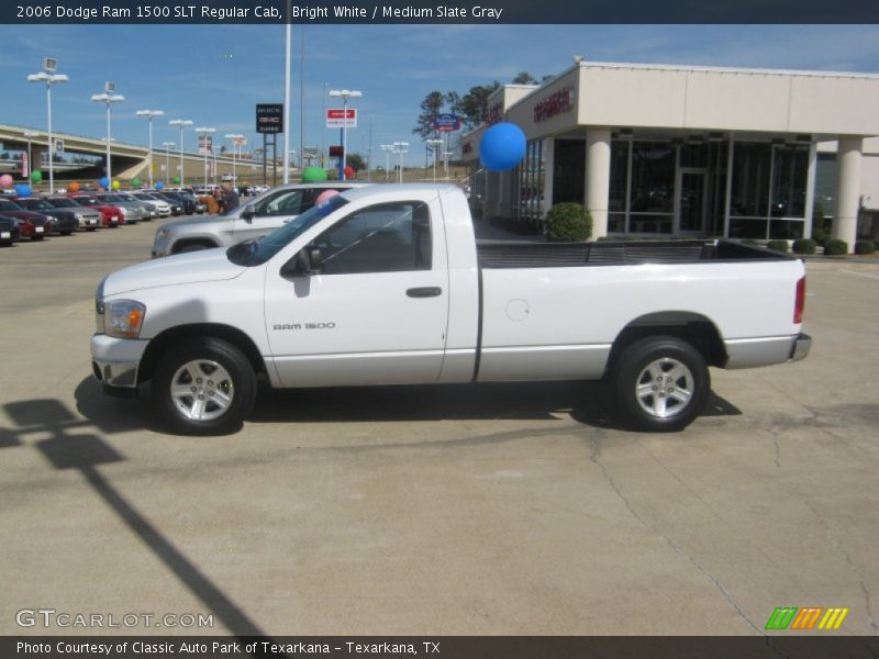 Bright White / Medium Slate Gray 2006 Dodge Ram 1500 SLT Regular Cab