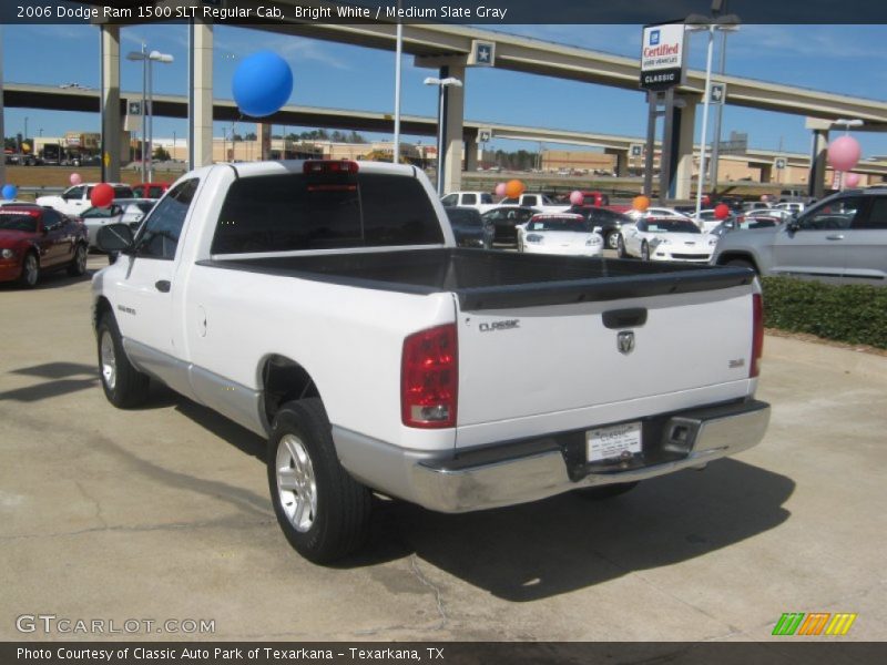 Bright White / Medium Slate Gray 2006 Dodge Ram 1500 SLT Regular Cab