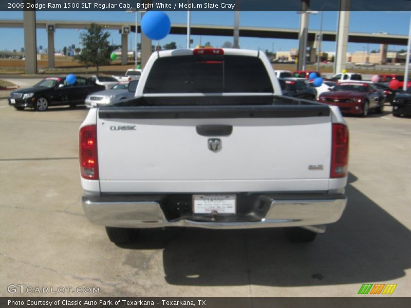 Bright White / Medium Slate Gray 2006 Dodge Ram 1500 SLT Regular Cab