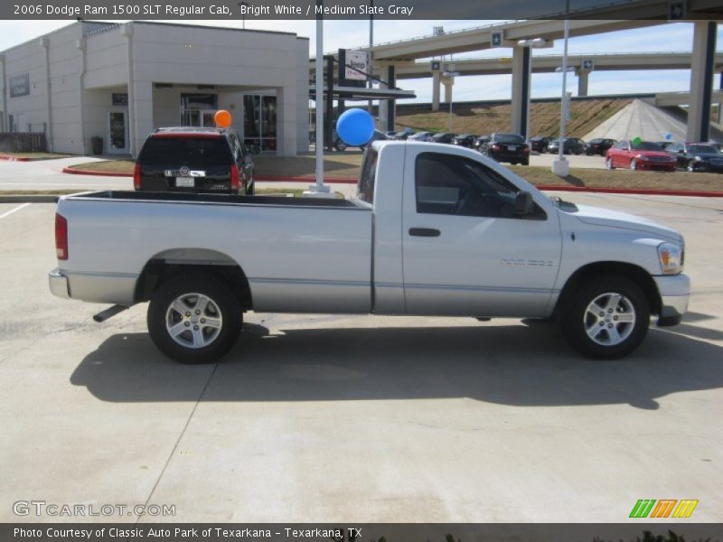 Bright White / Medium Slate Gray 2006 Dodge Ram 1500 SLT Regular Cab