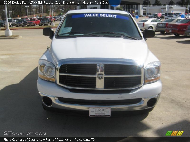 Bright White / Medium Slate Gray 2006 Dodge Ram 1500 SLT Regular Cab