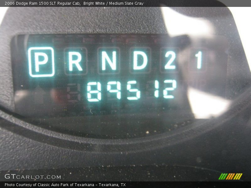 Bright White / Medium Slate Gray 2006 Dodge Ram 1500 SLT Regular Cab