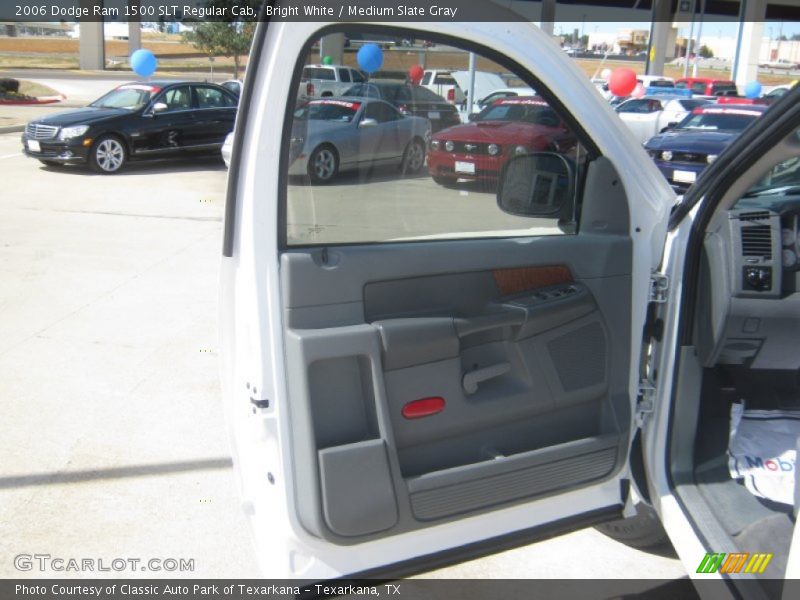 Bright White / Medium Slate Gray 2006 Dodge Ram 1500 SLT Regular Cab