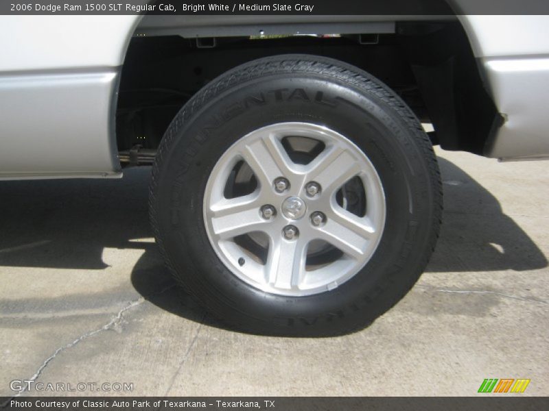 Bright White / Medium Slate Gray 2006 Dodge Ram 1500 SLT Regular Cab