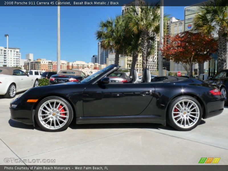  2008 911 Carrera 4S Cabriolet Basalt Black Metallic