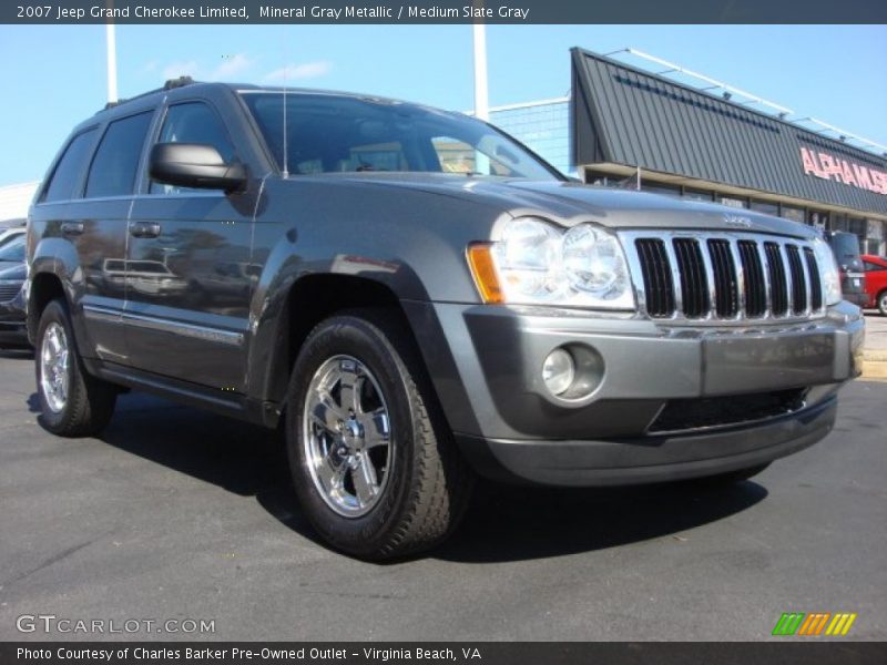 Mineral Gray Metallic / Medium Slate Gray 2007 Jeep Grand Cherokee Limited