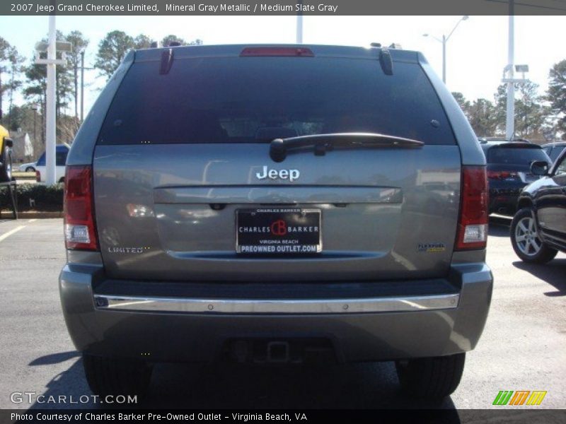 Mineral Gray Metallic / Medium Slate Gray 2007 Jeep Grand Cherokee Limited
