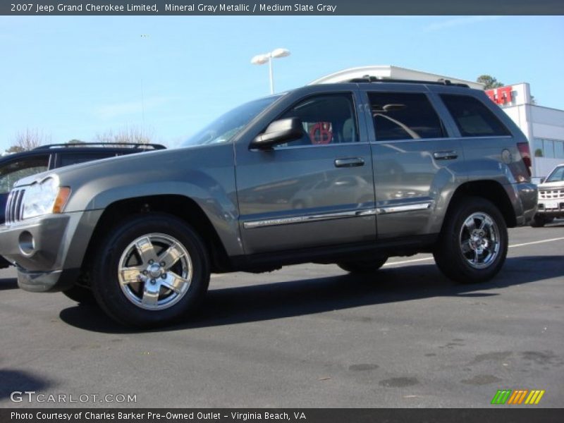Mineral Gray Metallic / Medium Slate Gray 2007 Jeep Grand Cherokee Limited