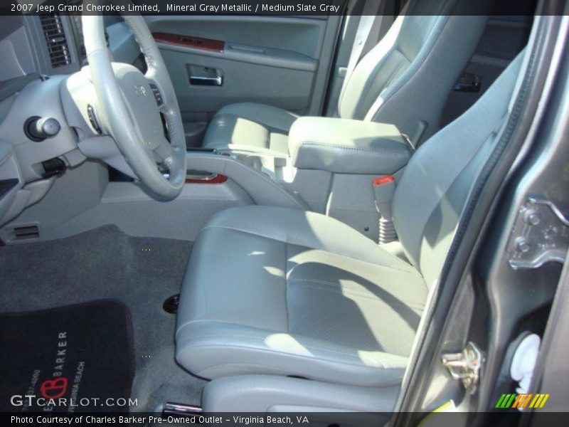 Mineral Gray Metallic / Medium Slate Gray 2007 Jeep Grand Cherokee Limited