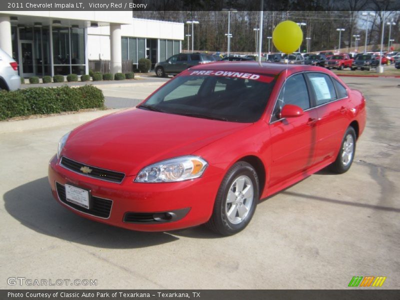 Victory Red / Ebony 2011 Chevrolet Impala LT