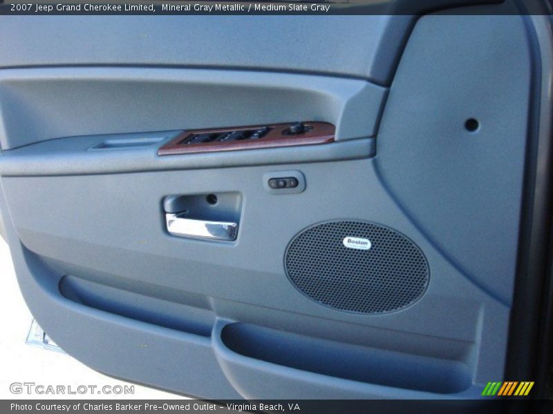 Mineral Gray Metallic / Medium Slate Gray 2007 Jeep Grand Cherokee Limited
