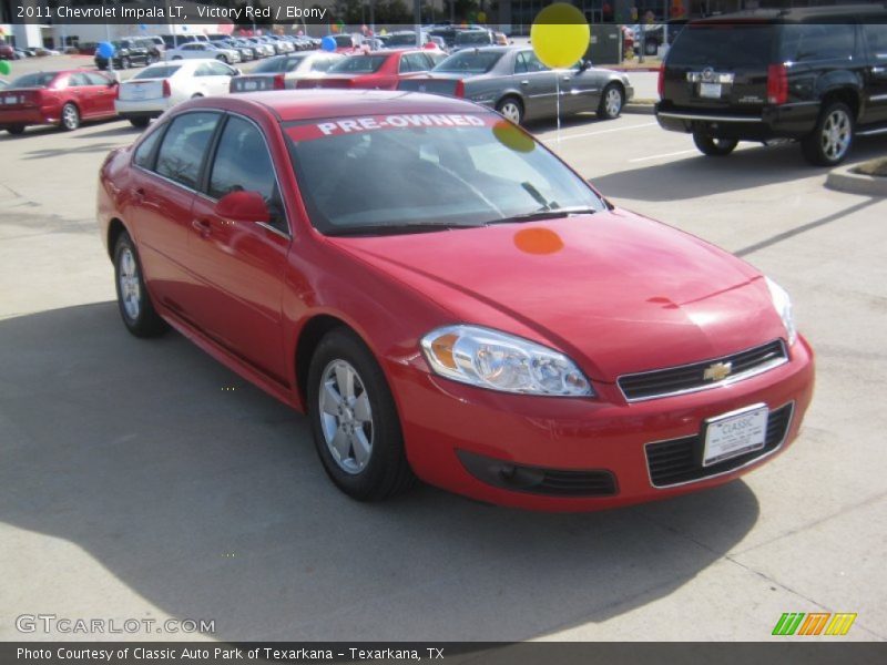 Victory Red / Ebony 2011 Chevrolet Impala LT