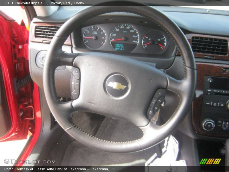 Victory Red / Ebony 2011 Chevrolet Impala LT