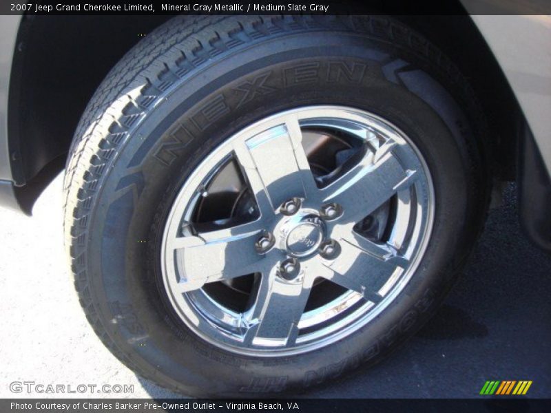 Mineral Gray Metallic / Medium Slate Gray 2007 Jeep Grand Cherokee Limited