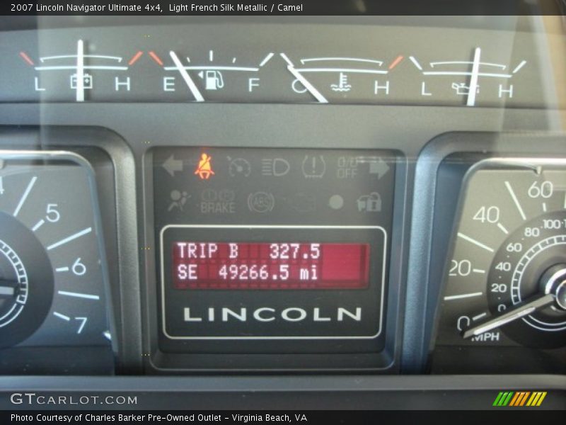 Light French Silk Metallic / Camel 2007 Lincoln Navigator Ultimate 4x4