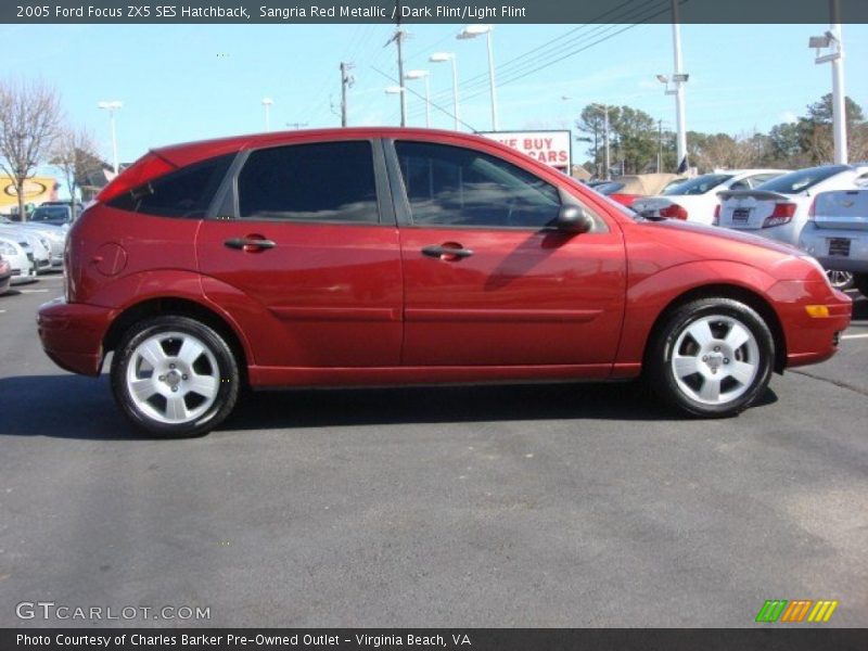 Sangria Red Metallic / Dark Flint/Light Flint 2005 Ford Focus ZX5 SES Hatchback