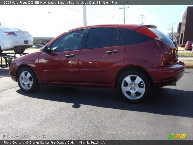 Sangria Red Metallic / Dark Flint/Light Flint 2005 Ford Focus ZX5 SES Hatchback