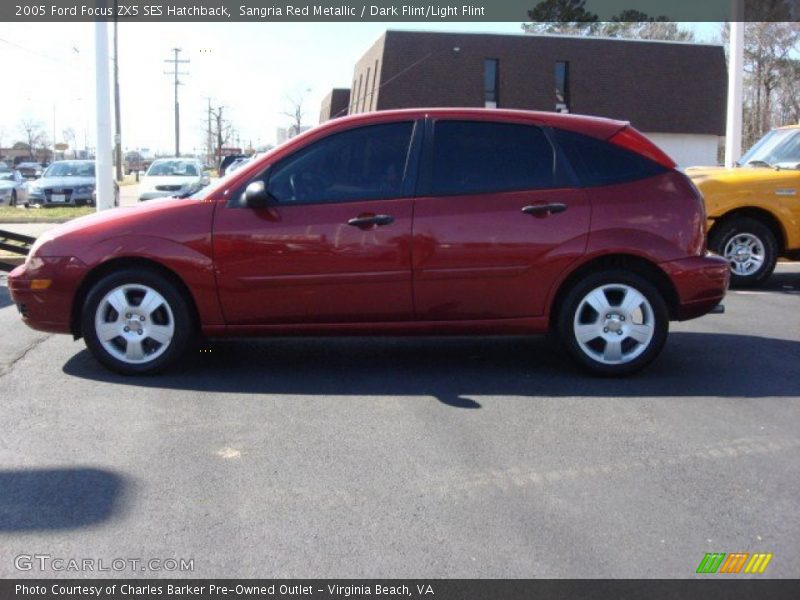 Sangria Red Metallic / Dark Flint/Light Flint 2005 Ford Focus ZX5 SES Hatchback