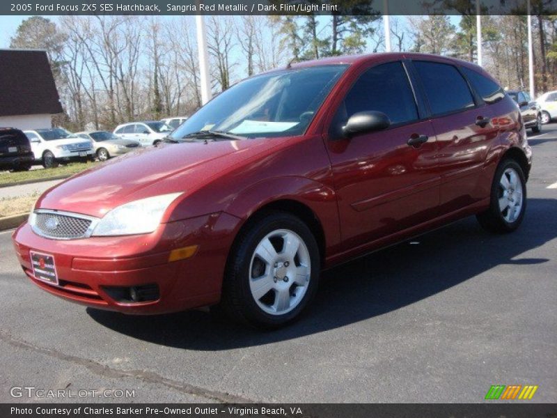 Sangria Red Metallic / Dark Flint/Light Flint 2005 Ford Focus ZX5 SES Hatchback