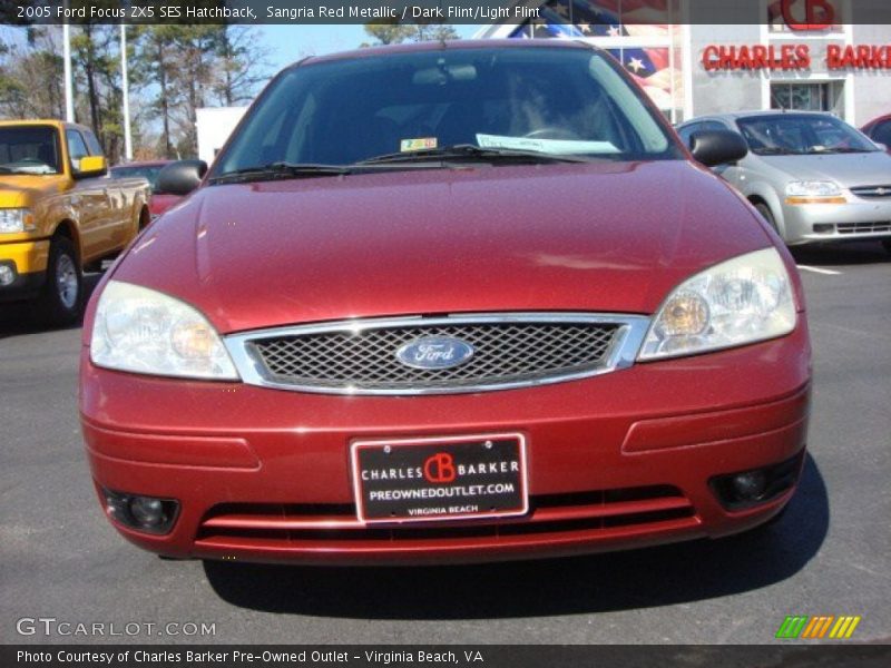 Sangria Red Metallic / Dark Flint/Light Flint 2005 Ford Focus ZX5 SES Hatchback