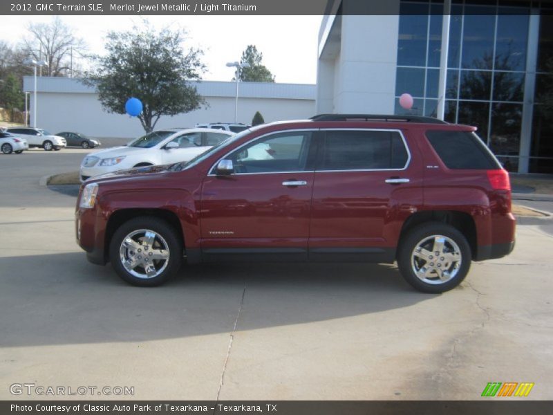 Merlot Jewel Metallic / Light Titanium 2012 GMC Terrain SLE