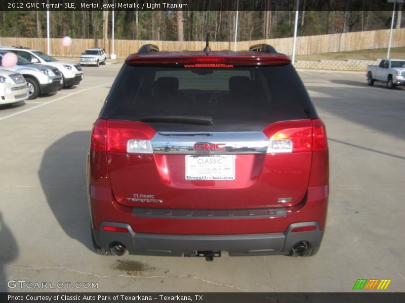Merlot Jewel Metallic / Light Titanium 2012 GMC Terrain SLE