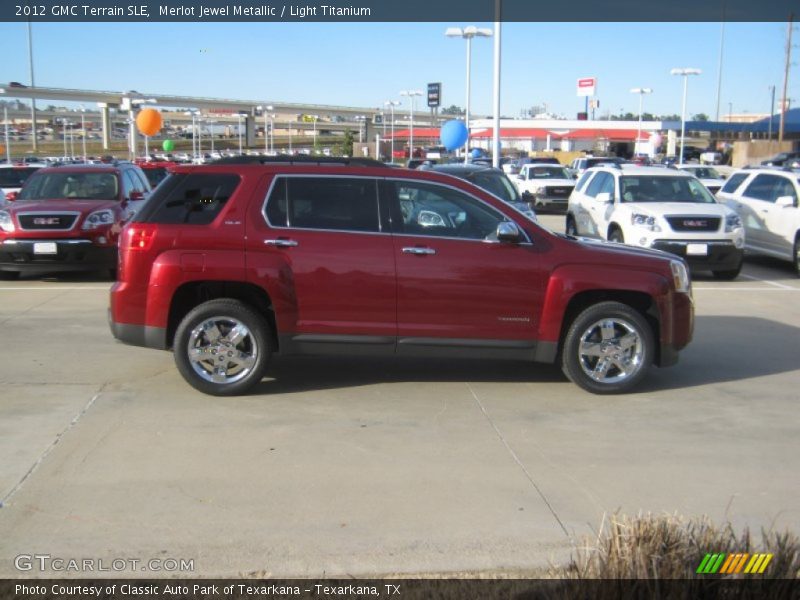 Merlot Jewel Metallic / Light Titanium 2012 GMC Terrain SLE