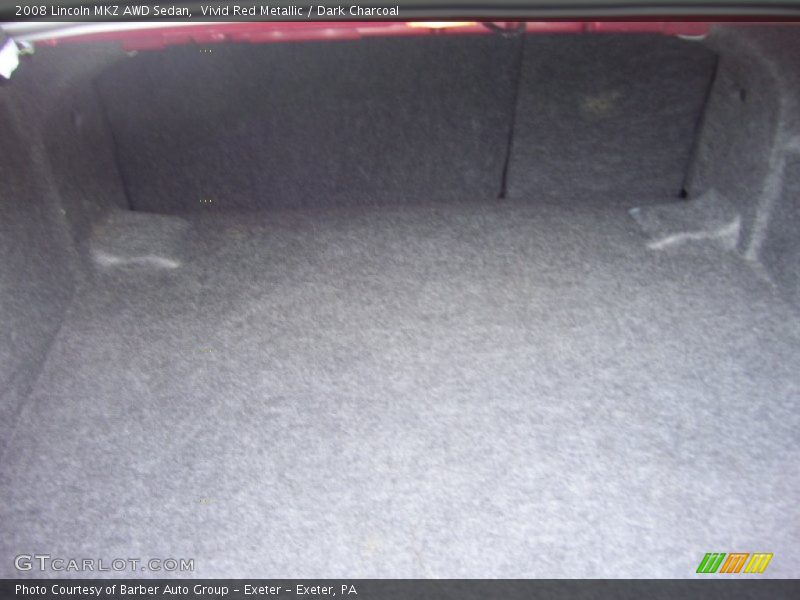 Vivid Red Metallic / Dark Charcoal 2008 Lincoln MKZ AWD Sedan