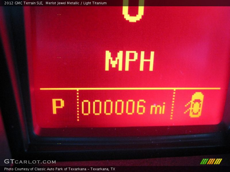 Merlot Jewel Metallic / Light Titanium 2012 GMC Terrain SLE